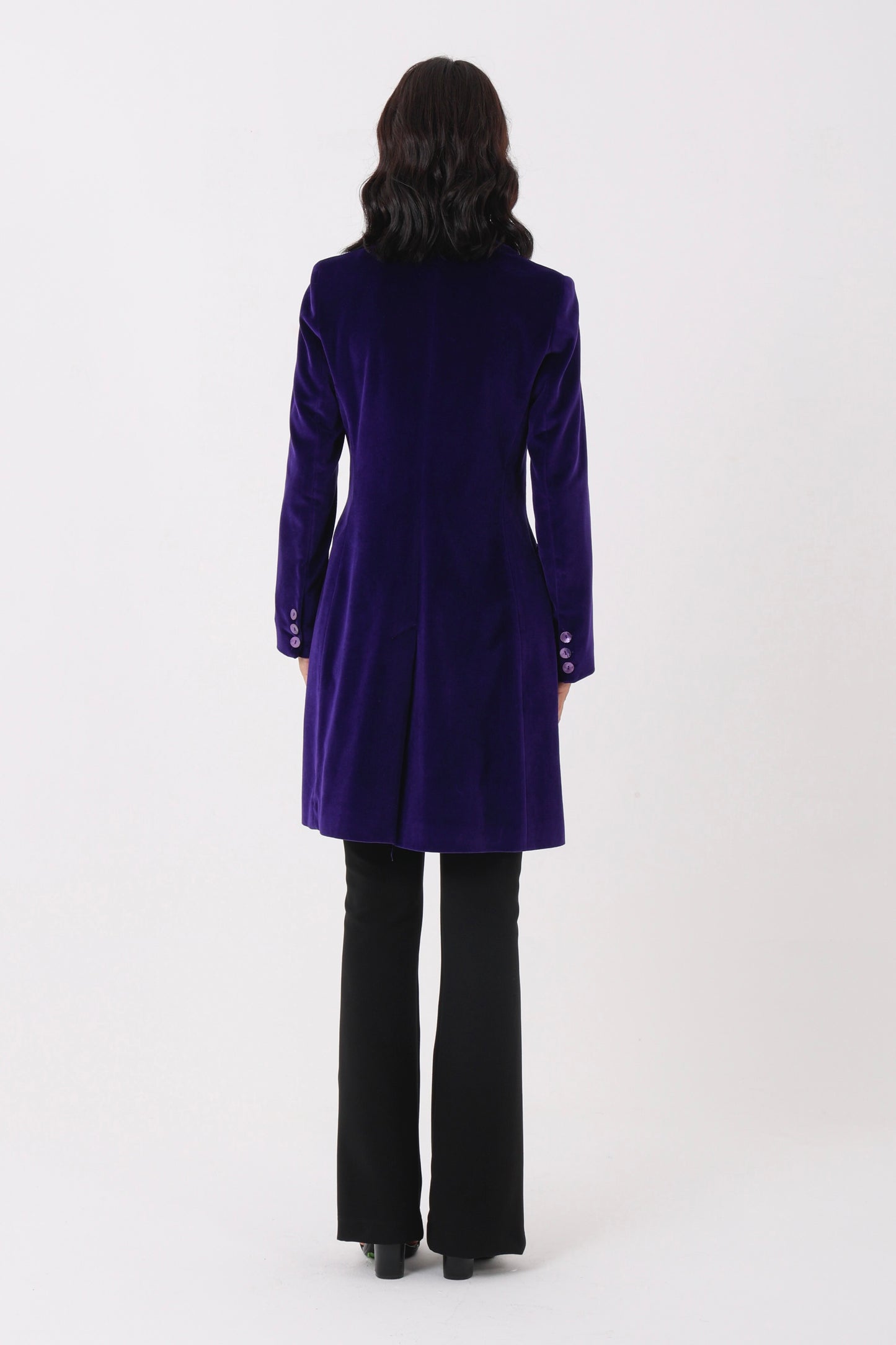 Cappotto Britt Midi in Velluto